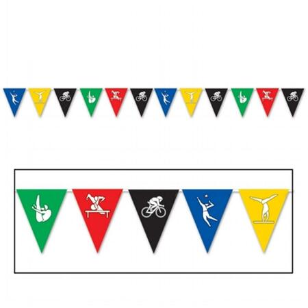 GOLDENGIFTS Company Summer Sports Pennant Banner GO48258
